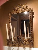 Antieke Franse spiegels,Louis XV1 spiegel,antieke kandelaar, Minder dan 100 cm, Ophalen