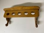 Vintage houten lepelrek (pollepels/deegroller), Minder dan 50 cm, Gebruikt, Bruin, Ophalen of Verzenden
