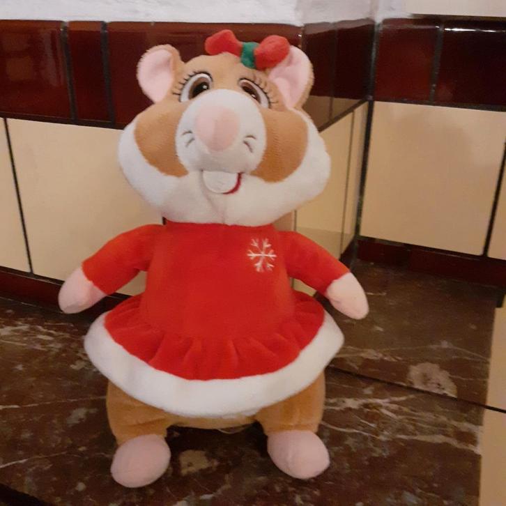 Albert Heijn hamster kerst, Kinderen en Baby's, Speelgoed | Poppen, Zo goed als nieuw, Overige typen, Ophalen of Verzenden
