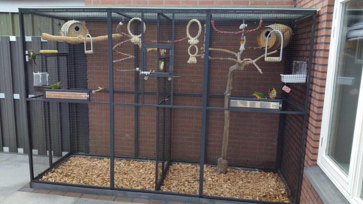 aluminium voliere's op maat gemaakt, Dieren en Toebehoren, Vogels | Hokken en Kooien, Nieuw, Volière, Aluminium, Ophalen