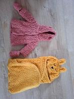 Hema fleece jasje 62 + wantjes & wikkeldoek jollein, Kinderen en Baby's, Kinderkleding | Overige, Ophalen of Verzenden, Zo goed als nieuw