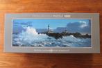Heye Panorama legpuzzel Vuurtoren Lighthouse Le Créac'h, Ophalen of Verzenden, 500 t/m 1500 stukjes, Gebruikt, Legpuzzel