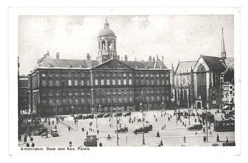 976746 Amsterdam Kon Paleis NH Nette oude kaart Onbeschreven beschikbaar voor biedingen