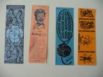 4 oude boekenleggers -ARENDSOOG- Malmberg ’s-Hertogenbosch, Verzamelen, Ophalen of Verzenden, Kind