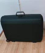 Grote donkergroene Samsonite koffer met pincode slot, Ophalen, Hard kunststof, Slot, Zo goed als nieuw