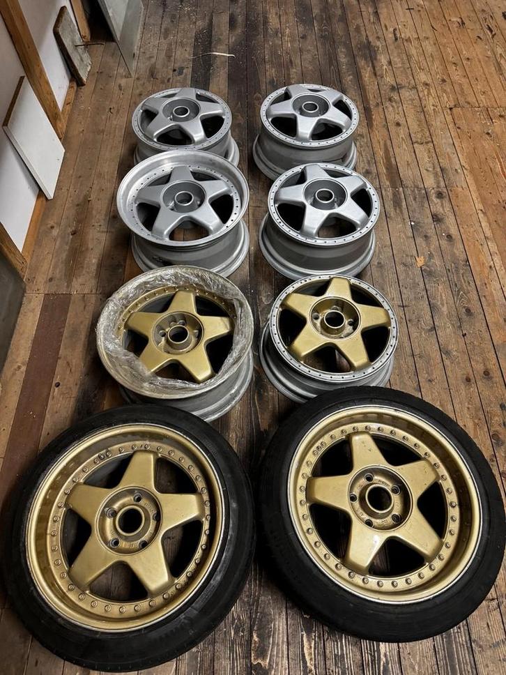 Rial f1 17 inch meerdelige velgen 5x120, Auto diversen, Wieldoppen, Gebruikt, Ophalen