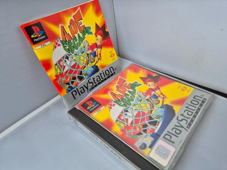 Ape Escape ps1, Spelcomputers en Games, Games | Sony PlayStation 1, Zo goed als nieuw, Avontuur en Actie, 1 speler, Vanaf 3 jaar