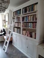 Grote witte boekenkast/bibliotheekkast/servieskast, Huis en Inrichting, Kasten | Boekenkasten, Ophalen