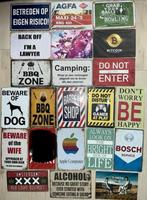 Metalen wandbord 20x30cm pr=p/st (3 voor 21€), Verzamelen, Merken en Reclamevoorwerpen, Ophalen of Verzenden, Zo goed als nieuw