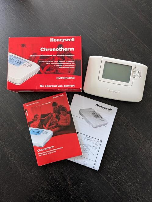 Honeywell klok thermostaat, Doe-het-zelf en Verbouw, Thermostaten, Zo goed als nieuw, Ophalen