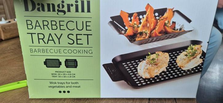 Dangrill Barbecue Tray Set - Nieuw!, Tuin en Terras, Barbecue-accessoires, Nieuw, Ophalen of Verzenden