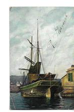 jonk  galjoen  achtersteven  1908  wemeldinge  scheepvaart, Verzenden, Voor 1920, Gelopen, Voertuig