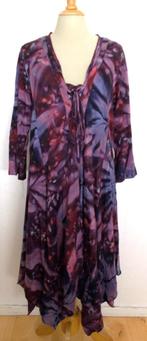 Aparte tie-dye paarse print jurk van Normal Crazy! XL, Kleding | Dames, Verzenden, Paars, Maat 46/48 (XL) of groter, Zo goed als nieuw