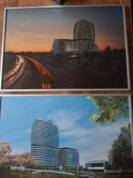 Kempkensberg gebouw Groningen, Ophalen, Minder dan 50 cm, Zo goed als nieuw, Schilderij