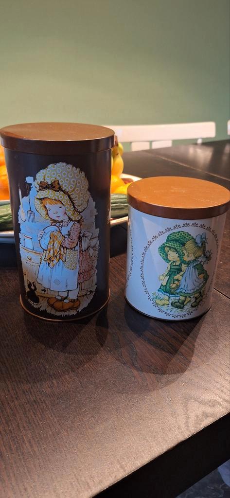 Sarah Kay Blikken Set - Vintage Keuken Decoratie, Huis en Inrichting, Keuken | Keukenbenodigdheden, Gebruikt, Ophalen of Verzenden