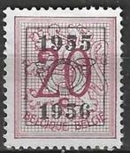 Belgie 1955/1956 - OBP 654pre - Opdruk E - 20 c. (ZG), Verzenden, Postfris