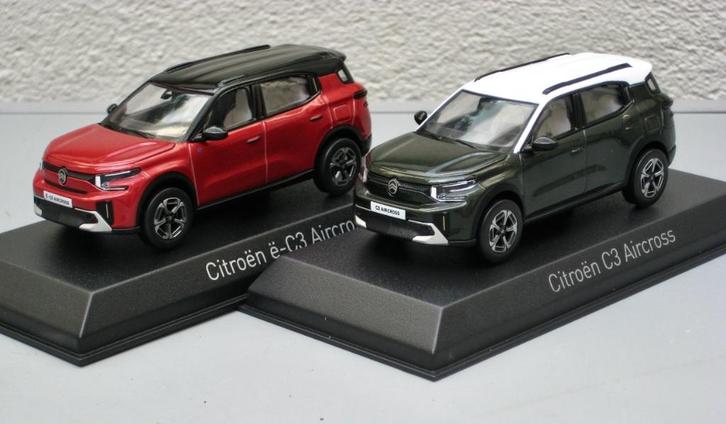 Citroen C3 Aircross 2025 rood of groen Norev 1:43, Hobby en Vrije tijd, Modelauto's | 1:43, Nieuw, Auto, Norev, Ophalen of Verzenden
