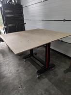 Verstelbare werktafel, werkblad, Hoogte en hoek, verrijdbaar, Ophalen, Gebruikt