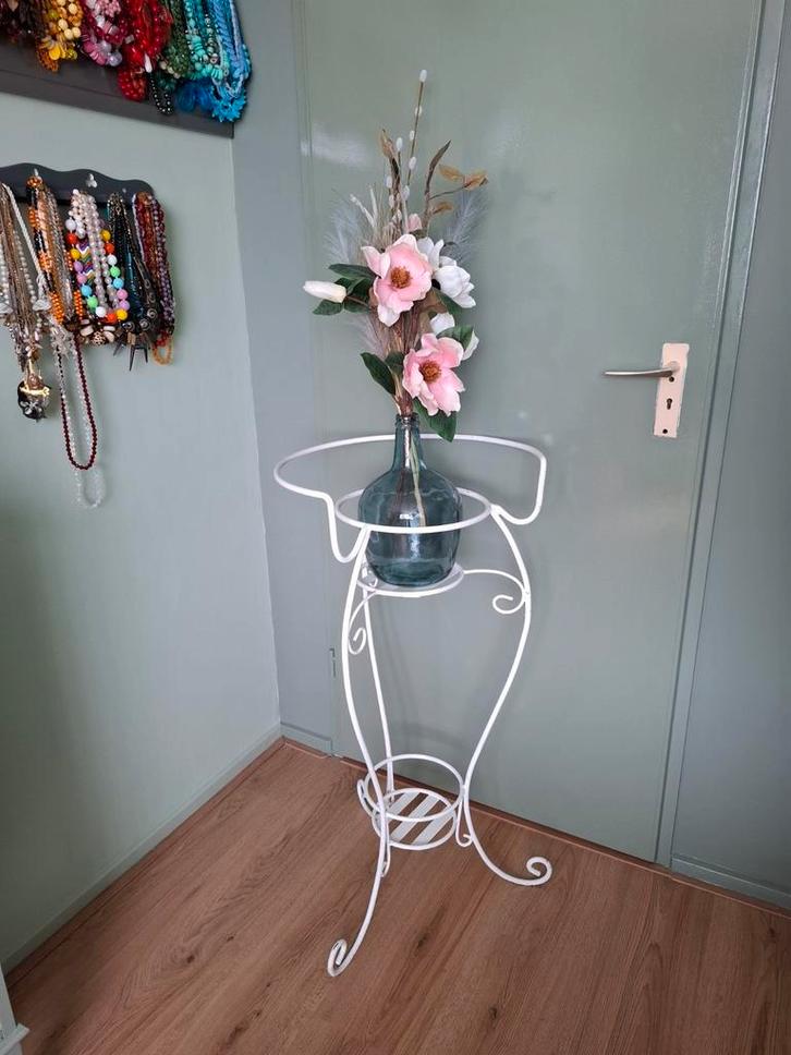 Metalen rek tummy tub badje of planten rek, Huis en Inrichting, Woonaccessoires | Zuilen en Pilaren, Zo goed als nieuw, Ophalen