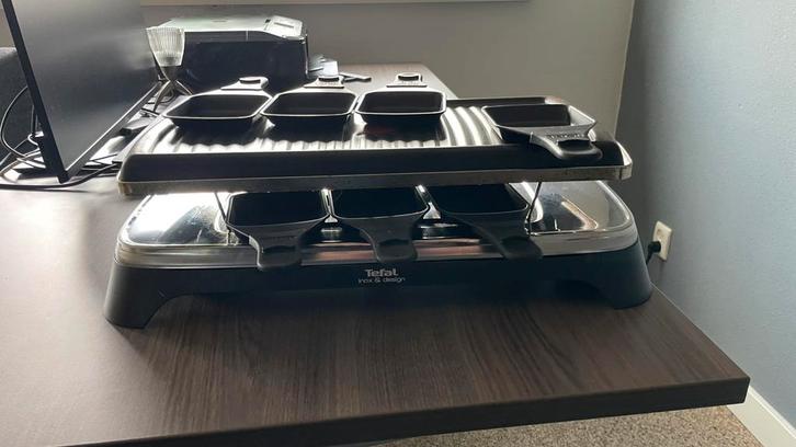 Tefal Gourmetapparaat Gourmet 10 Inox&Design RE4588, Witgoed en Apparatuur, Gourmetstellen, Nieuw, 8 personen of meer, Ophalen of Verzenden