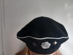 Zwarte Seeberger kinder Baret / alpino pet met Zilver, 134 t/m 140, Meisje, Seeberger, Ophalen of Verzenden
