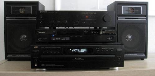 4 Apparaten: 2 x Pioneer - Grundig - JVC / Audio-Video, Audio, Tv en Foto, Professionele Audio-, Tv- en Video-apparatuur, Gebruikt