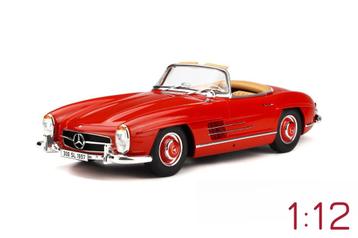 Mercedes Benz 300 SL roadster 57 GTspirit GT717 Feuerwehrrot beschikbaar voor biedingen
