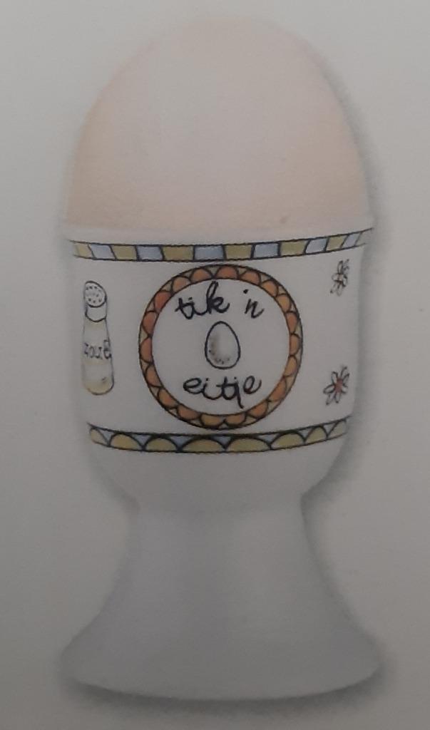 Theepot 26186 met 2 Eierdopjes tik 'n eitje NIEUW, Huis en Inrichting, Keuken | Servies, Nieuw, Overige typen, Blond Amsterdam