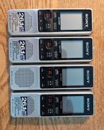 Sony ICD-P630F Memorecorder Set (4 stuks), Ophalen of Verzenden
