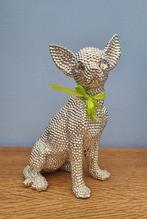 Beeldje Chihuahua blingbling, Verzamelen, Beelden en Beeldjes, Ophalen of Verzenden, Zo goed als nieuw
