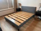 IKEA bed, 160x200, Huis en Inrichting, Slaapkamer | Bedden, Ophalen, Wit, Tweepersoons, Zo goed als nieuw