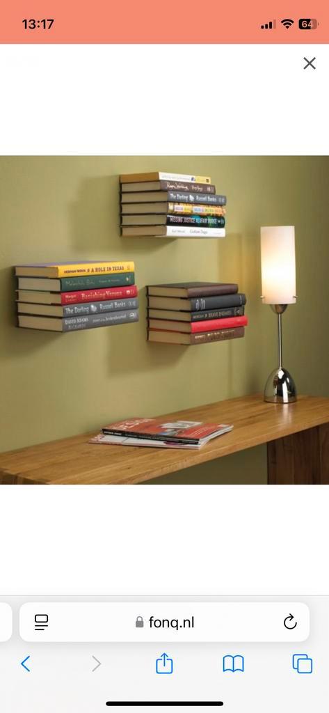 Umbra Conceal Zwevende Boekenplank 5 Stuks XL & 1stuk Medium, Huis en Inrichting, Woonaccessoires | Wandplanken en Boekenplanken