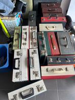 Vintage LP koffers grotendeels vol lp’s, Cd's en Dvd's, Ophalen, Gebruikt