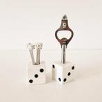 fifties style bar items dobbelsteen pub cafe opener baf set, Verzamelen, Retro, Ophalen of Verzenden, Huis en Inrichting