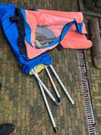 Kinderzeil 3,6 m2 - Compleet met mast en giek, Watersport en Boten, Windsurfen, Ophalen, Gebruikt, Zeil, Minder dan 5 m²