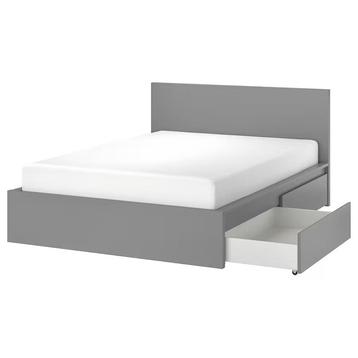 Malm bed 180 x 200 cm grijs  beschikbaar voor biedingen