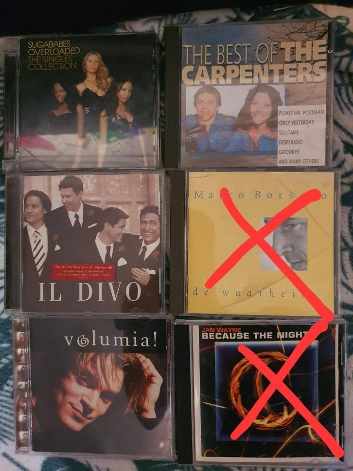 4 verschillende cd's, Cd's en Dvd's, Cd's | Pop, Gebruikt, Ophalen of Verzenden