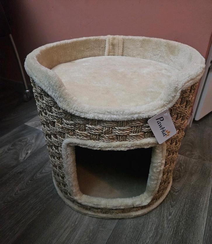 Nieuw in doos, Pawhut kattenhuisje, Huis en Inrichting, Woonaccessoires | Dienbladen, Nieuw, Rond, Ophalen of Verzenden