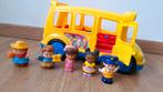 Fisher price Little people schoolbus, Ophalen of Verzenden, Zo goed als nieuw, Auto of Voertuig