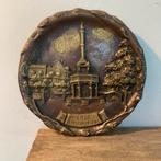 Koperen Wandbord Liège Le Perron Liégeois - 20cm, Antiek en Kunst, Ophalen of Verzenden