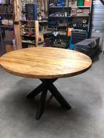 RONDE EETTAFEL, Huis en Inrichting, Tafels | Eettafels, 100 tot 150 cm, Ophalen of Verzenden, Zo goed als nieuw, Vier personen