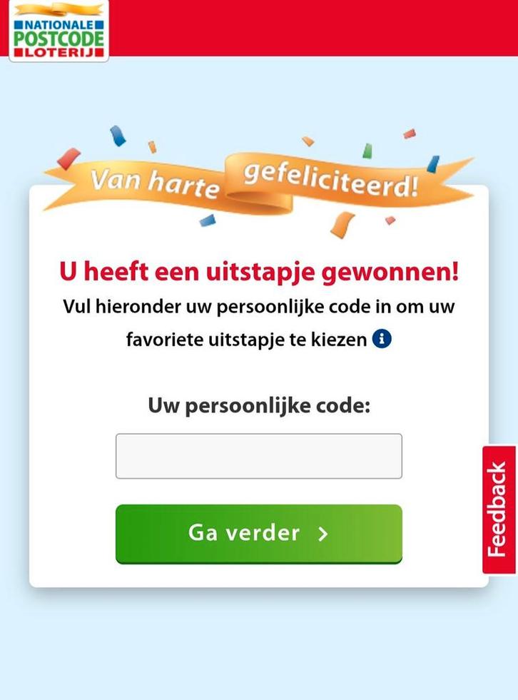 4 kaarten voor een uitstapje naar keuze postcodeloterij, Tickets en Kaartjes, Recreatie | Pretparken en Attractieparken, Drie personen of meer