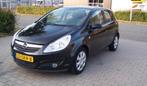 Opel Corsa 1.2 16V 5D Easytronic 2008 Zwart AUTOMAAT!, 47 €/maand, Origineel Nederlands, Te koop, 5 stoelen