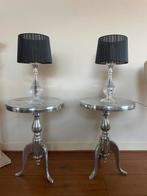 Bijzettafels/nachtkastjes, Huis en Inrichting, 45 tot 60 cm, Minder dan 55 cm, Rond, Ophalen of Verzenden