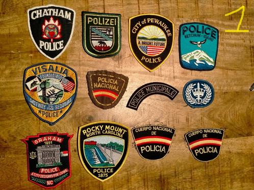 Sheriff Politie Country vintage logo patch kledingembleem 3, Hobby en Vrije tijd, Naaien en Fournituren, Zo goed als nieuw, Verzenden