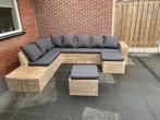 Hoekbank chaise lounge van steigerhout ACTIEMAAND, Nieuw
