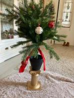Kunst kerstboom met 15 kerstballen 58 cm hoog 40 breed, Ophalen, Nieuw