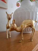 Vintage set messing bambi's, Ophalen of Verzenden, Gebruikt, Dier