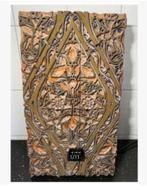 Korting XL grote zware metalen Batik stempel 45 x 26 cm, Antiek en Kunst, Ophalen of Verzenden