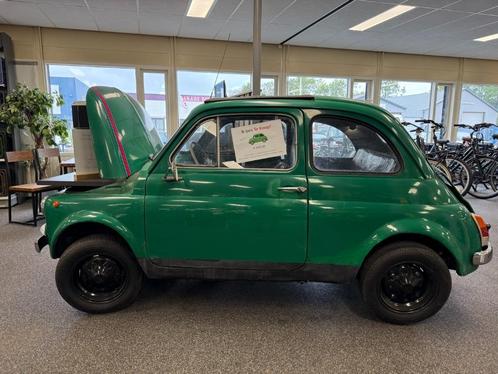 Fiat 500 bouwjaar 1971 RESTAURATIE OBJECT, Auto's, Fiat, Bedrijf, Benzine, Overige carrosserieën, Handgeschakeld, Groen, Zwart